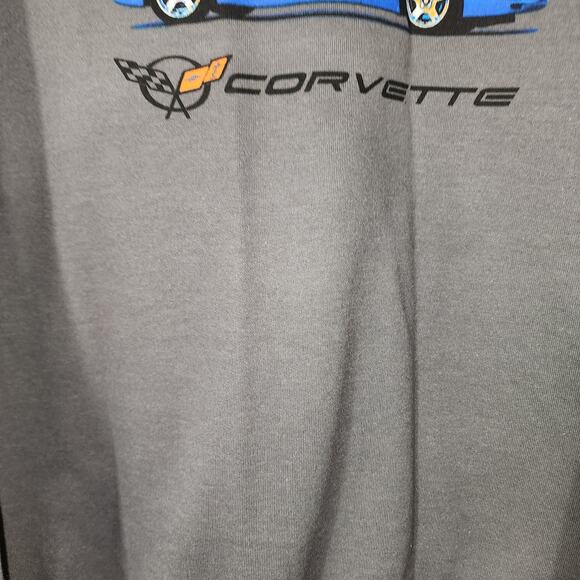 Chevrolet Corvette grays sweatshirt small men - Picture 4 of 6